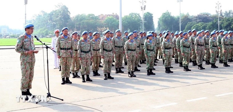 Vietnam sends over 800 officers to UN peacekeeping missions