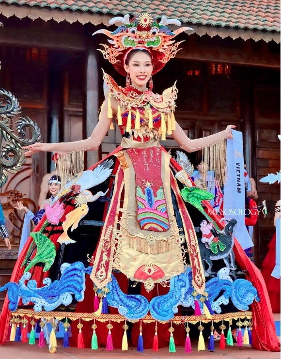 Vietnam wins best traditional costume at Miss Fitness Supermodel World 2024