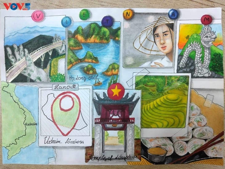 Painting contest about Vietnam attracts Hungarian students