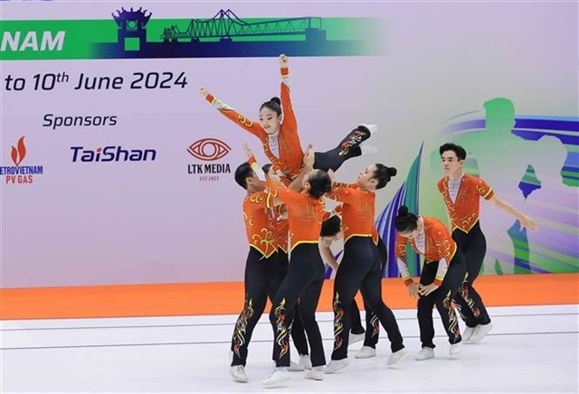 Vietnam dominate Asian Aerobic Championships