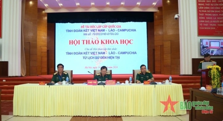 First scientific conference on Vietnam-Laos-Cambodia solidarity held in Hanoi