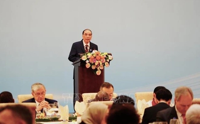 Former Party chief attends 70th anniversary of Peaceful Coexistence's Principles