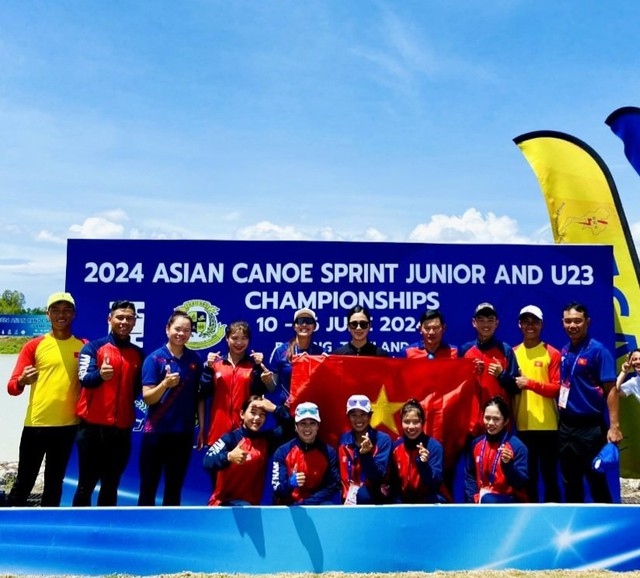 Local canoeists bring home six golds at Asian tournament