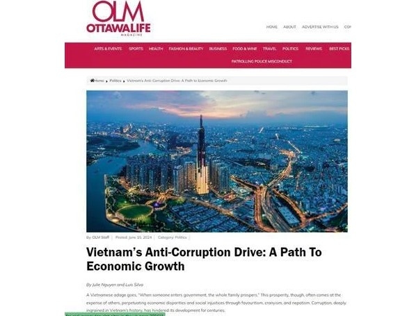 Canadian experts shed light on Vietnamese anti-corruption efforts
