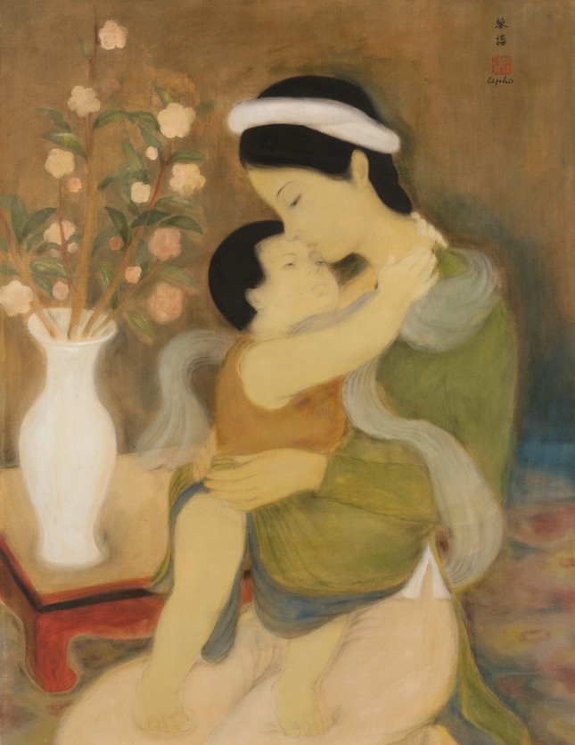Painting by late artist fetches high price at French painting auction