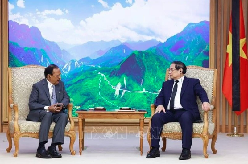 PM Pham Minh Chinh receives Indian National Security Advisor