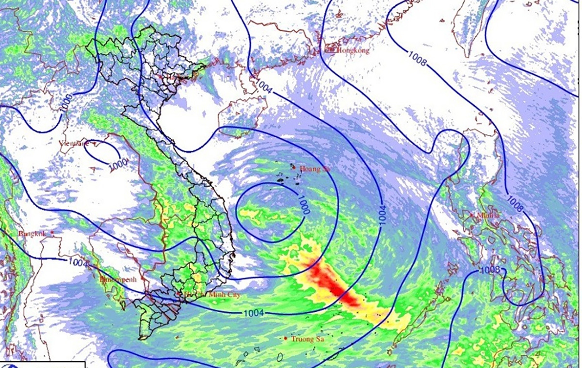 Tropical depression to cause heavy rain in northern and central regions