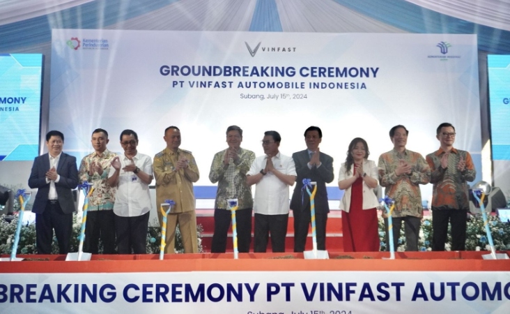 VinFast kick-starts construction of Indonesia assembly plant