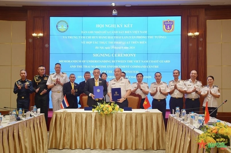 Vietnam, Thailand ink MoU on maritime law enforcement cooperation