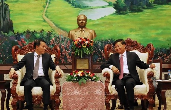 Lao leaders hail cooperation between Lao, Vietnam public security ministries