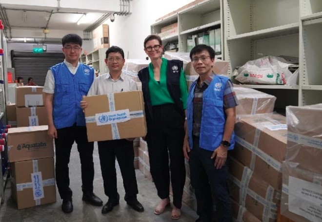 WHO provides one million water purification tablets to flood victims in Vietnam