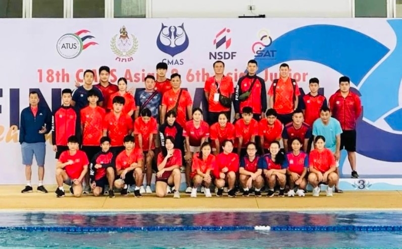 Vietnamese finswimmers vie for world medals in Thailand