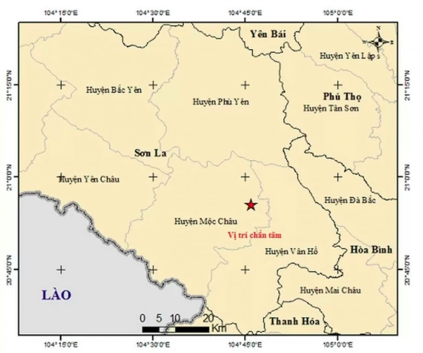 Earthquake shakes northern locality of Vietnam