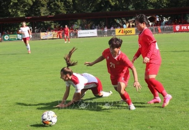 Vietnam win 6-0 over Czech Republic’s FK Pardubice in friendly match