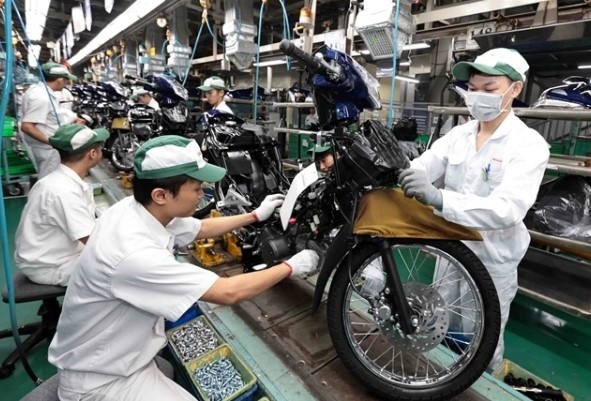 Over 280,000 motorbikes manufactured in Vietnam in August