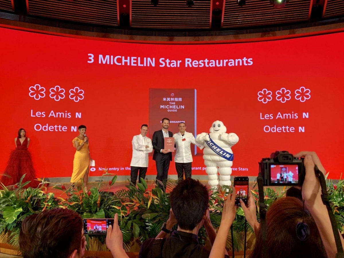 Singapore gets two three-MICHELIN-starred restaurants for first time in history