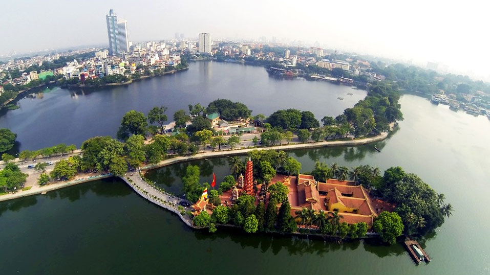 Hanoi looks modern from aerial cameras