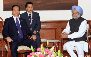 PM Dung meets with Indian counterpart