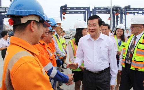 President Sang tours Quang Ninh island districts