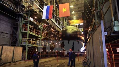 Sixth Kilo-class submarine launch ceremony in pictures
