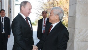 Party chief concludes Russia visit