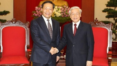 China’s Guangxi region leader welcomed in Vietnam