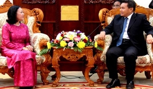 Lao PM receives Vietnamese finance minister