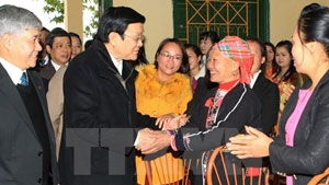 President examines Yen Bai socio-economic development