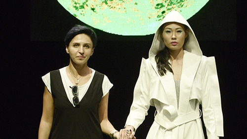 Vietnamese models standout in Italian designer’s collection