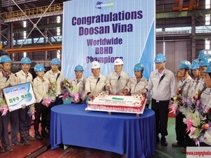 Technicians win Doosan global industrial competition