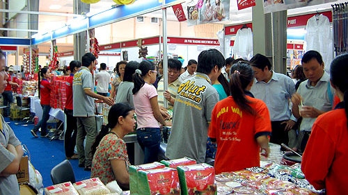 Thai products on display in Hanoi