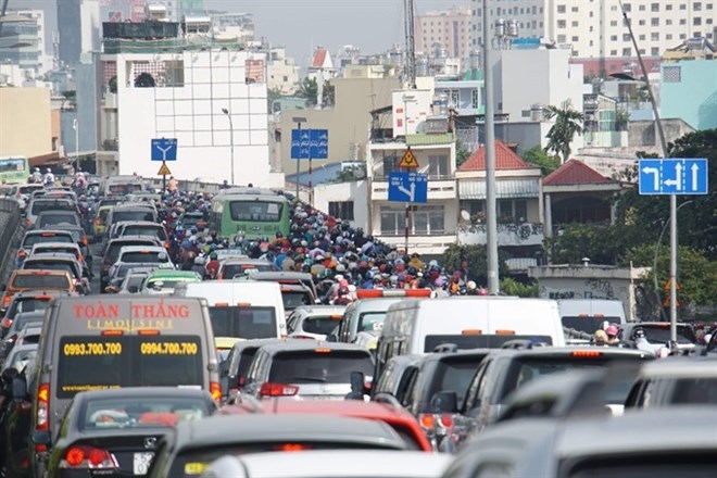 HCM City steps up patrols to reduce traffic congestions