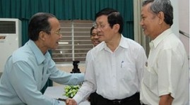 President Sang meets with HCM City voters